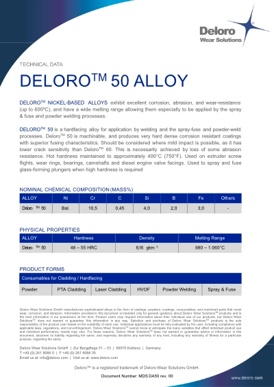 Deloro 50