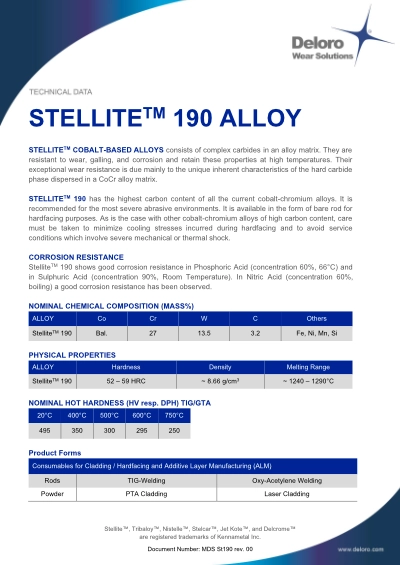 Stellite 190
